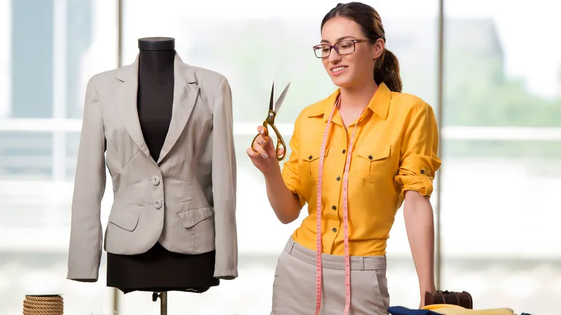 Ladies tailoring workroom