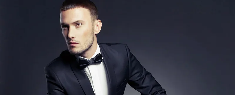 Tuxedo formal styling